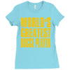 world greatest bocce Ladies Fitted T-Shirt