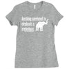 anything unrelated to elephants is irrelephant Ladies Fitted T-Shirt