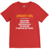 January Girl Hated By Many V-Neck Tee