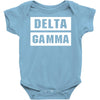 Delta Gamma Baby Bodysuit