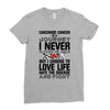carcinoid cancer is a journey i never planed or asked for but i choose Ladies Fitted T-Shirt
