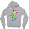 retrosaurus rex Zipper Hoodie