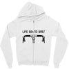 life behind bars bicycle Zipper Hoodie