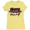 zombie doom logo Ladies Fitted T-Shirt