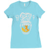 angry monkey jaune sure Ladies Fitted T-Shirt