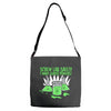 screw lab safety i want super powers Adjustable Strap Totes
