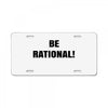 be rational (2) License Plate