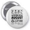 Born In August Pin-back button