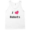 i love robots Tank Top