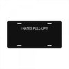 i hates pull up License Plate