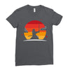 Samurai Sunset Ladies Fitted T-Shirt