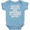 freelance artist advertising Baby Onesie