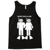 never dive alone scuba diving Tank Top