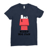 Sleep Big Fan Ladies Fitted T-Shirt