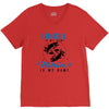 Uncle is my Name Fishing Is My Game V-Neck Tee
