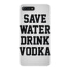 save water drink vodka iPhone 7 Plus Case