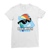 deal with it Ladies Fitted T-Shirt