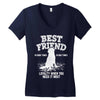 Best Friend Golden Women's V-Neck T-Shirt