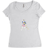 hawkins waffles Women's Triblend Scoop T-shirt