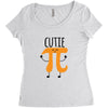 Cutie Pi Women's Triblend Scoop T-shirt