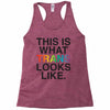 This Is What Trans Looks Like Racerback Tank