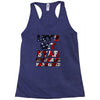 star spangled hammered Racerback Tank