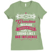 they call me grandma partner in crime. Ladies Fitted T-Shirt