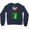 nintendo mario brothers piranha plant Crewneck Sweatshirt