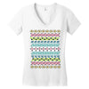 hawaiian pattern Women's V-Neck T-Shirt
