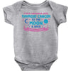 I Love Someone with Thyroid Cancer to The Moon and Back to Infinity Baby Bodysuit