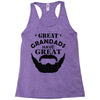 mens grandads bearded Racerback Tank