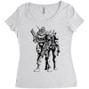 cable and deadpool Women's Triblend Scoop T-shirt
