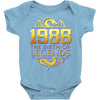 legends are born in 1988 hoodie 5 Baby Onesie