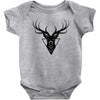 deer head vector Baby Bodysuit