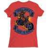 skull rider Ladies Fitted T-Shirt