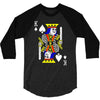 party king design funny humor cool graph baseball 3/4 Sleeve Shirt