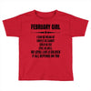 Super February Girl Toddler T-shirt