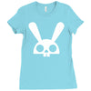 skull bunny Ladies Fitted T-Shirt
