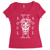 soul II soul white logo Women's Triblend Scoop T-shirt