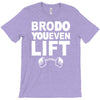 bro do you even lift baseball raglan T-Shirt