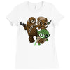 power critters Ladies Fitted T-Shirt