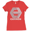 cannon films classic retro movie studio Ladies Fitted T-Shirt