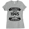 Premium Vintage 1945 Ladies Fitted T-Shirt