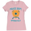 police dept Ladies Fitted T-Shirt