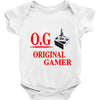 old school gamer Baby Onesie