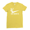 just shoot it Ladies Fitted T-Shirt