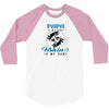 Papa is my Name Fishing Is My Game 3/4 Sleeve Shirt