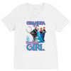 grandpa of the birthday girl V-Neck Tee