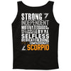 Strong Independent Motivated Scorpio Tank Top