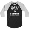 wine and tennis tee 3/4 Sleeve Shirt